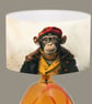 Monkey Print Lampshade - Fun Monkey Portrait Lampshade - Image 1