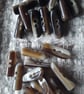 40 mm (1 and 1 2") Contoured Polyester Horn Toggle in 2 colours - Image 1