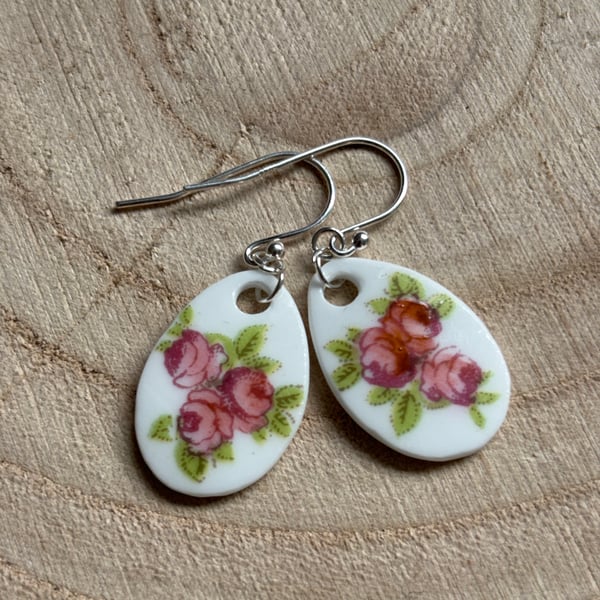 Handmade Ceramic Earrings, One of a Kind,  Eco Friendly Gifts, Unique.