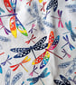 Dragonfly, Apron, age 2-6 approximately, hand embroidered - Image 3