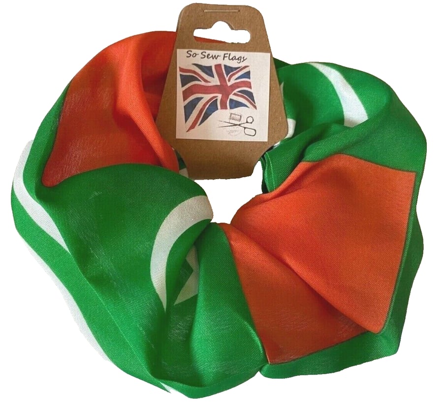 Kashmir Flag Hair Scrunchie Scrunchies Accessory Band Elastic