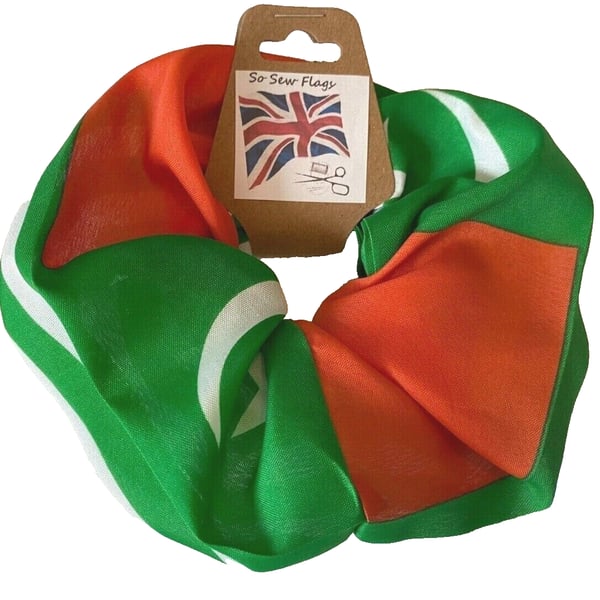 Kashmir Flag Hair Scrunchie Scrunchies Accessory Band Elastic