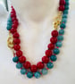 Aquamarine hand knotted necklace  - Image 5