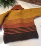 Designer Baby Boy's Hand Knitted Aran Jacket  9-18 months size - Image 2