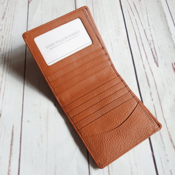 Tan Leather Wallet, Tan Billfold, Tan Bifold, Tan Mens Wallet, Tan Wallet