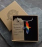 Handmade Ceramic Rainbow Bird Pendant   - Image 7