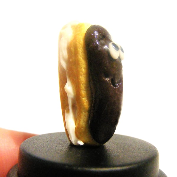 Pet eclair, Eclair Pet Chocolate eclair, Gift for baker, Choux, Pastry gift