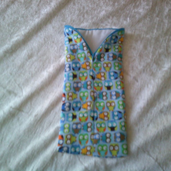 Colourful Little Owls Glasses Case