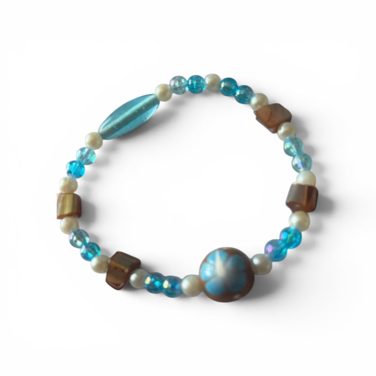 A gorgeous handmade bracelet. 