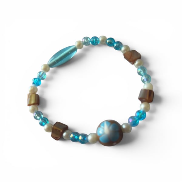 A gorgeous handmade bracelet. 