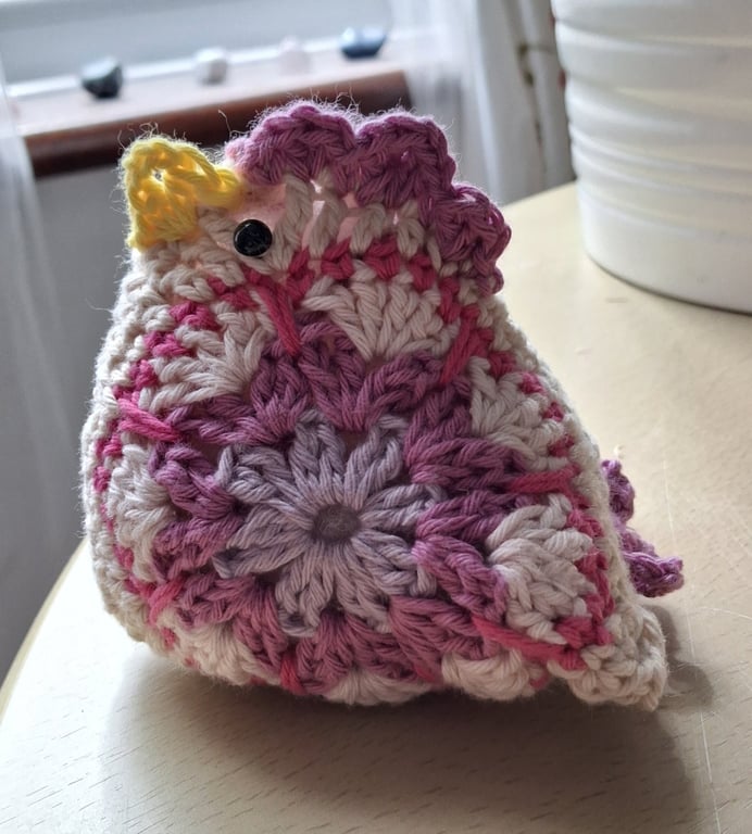 Crochet Granny Square Chicken 
