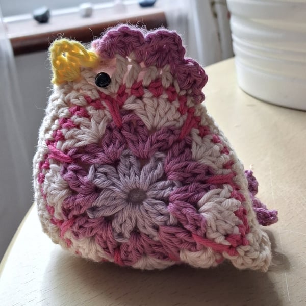 Crochet Granny Square Chicken 