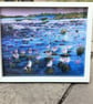 Original Lake Painting, Waterlily Pond, Ready Framed, Acrylics on Canvas Board - Image 10