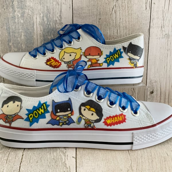 DC Comics Characters Wedding Trainers Shoes