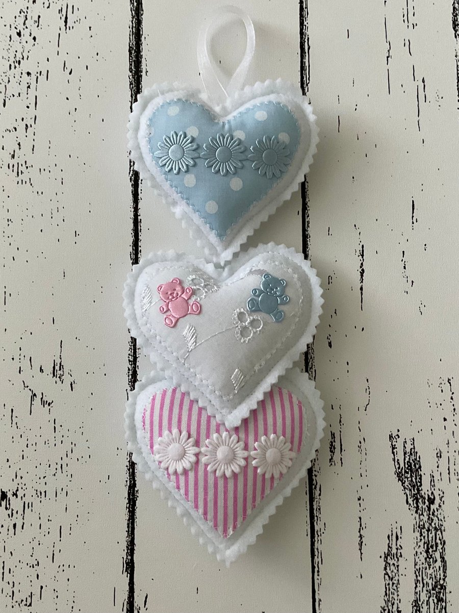 Handmade Hanging Heart Decoration 