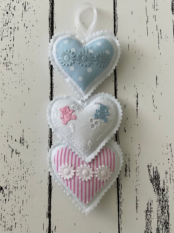 Handmade Hanging Heart Decoration 