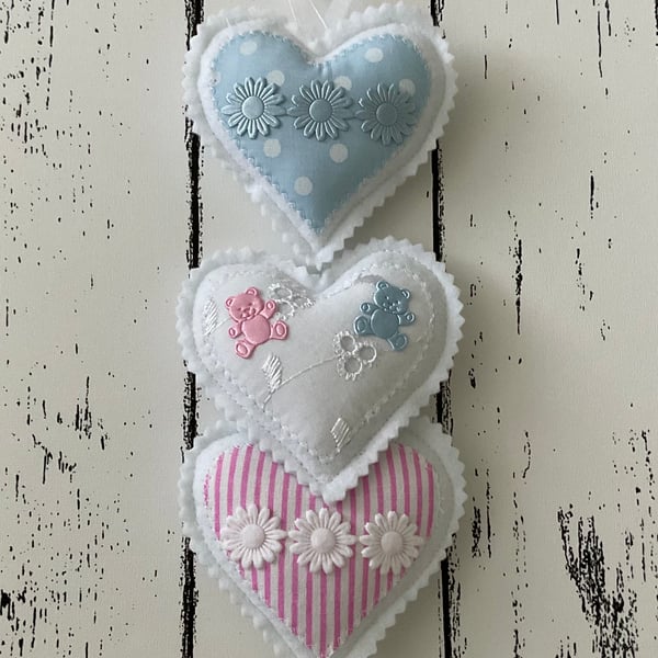 Handmade Hanging Heart Decoration 