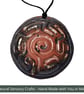 Multisensory finger labyrinth jewellery, Essential oil diffuser necklace red7 - Image 10