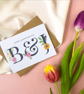 Personalised Happy Valentines Day Card, Custom Initial Card for Partner - Image 3