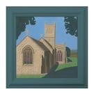 St Michael's Church (Original Painting, 10x10")