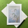 Snowdrops - greetings card - blank for your own message