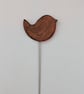 Robin clay decoration, houseplant stake decoration  - Image 7
