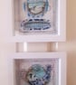 A Wire Blue & White Pot of Tea. An original handmade mixed media artwork. - Image 3