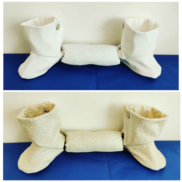 Summer Boot & Bar Covers for Clubfoot Talipes. Boots and Bar Booties for Funky