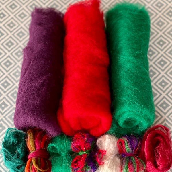 Felt Bowl on a Ball Online Course - Christmas Materials Kit