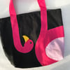 Flamingo Quirky Tote Shopper Bag - Gift for Her