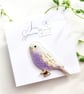 Hand-painted Bird Brooch