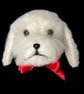 Needle felted dog bauble - White cavapoo, cockapoo, doodle - Image 5