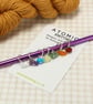 Chakra Stitch Markers - Knitting & Crochet Options Available - Set of 7 Gemstone - Image 3