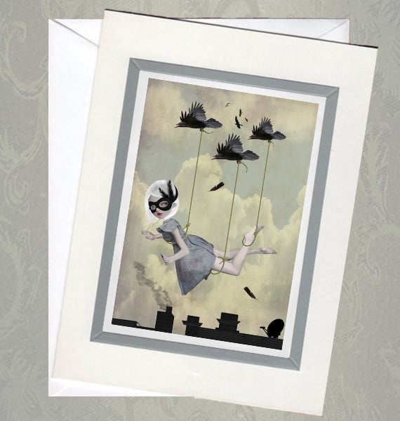 Greeting Card & Envelope - Along For The Ride