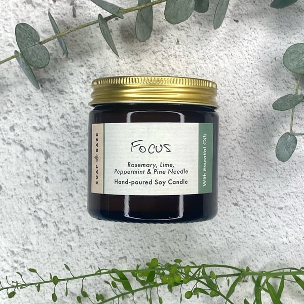 Focus Soy Wax Aromatherapy Candle