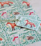 Folk Forest Animals Christmas Wrapping Paper & Tags Pack - Image 3