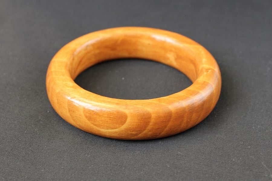 Handmade Wooden Bangle Bracelet