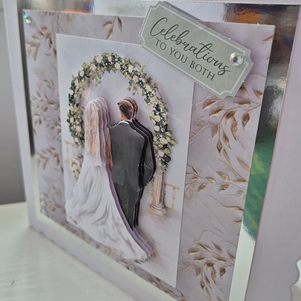 Handmade Wedding Greeting Card