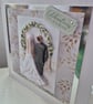 Handmade Wedding Greeting Card - Image 1