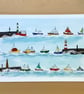 Heading home - seaside print - boats - Image 2
