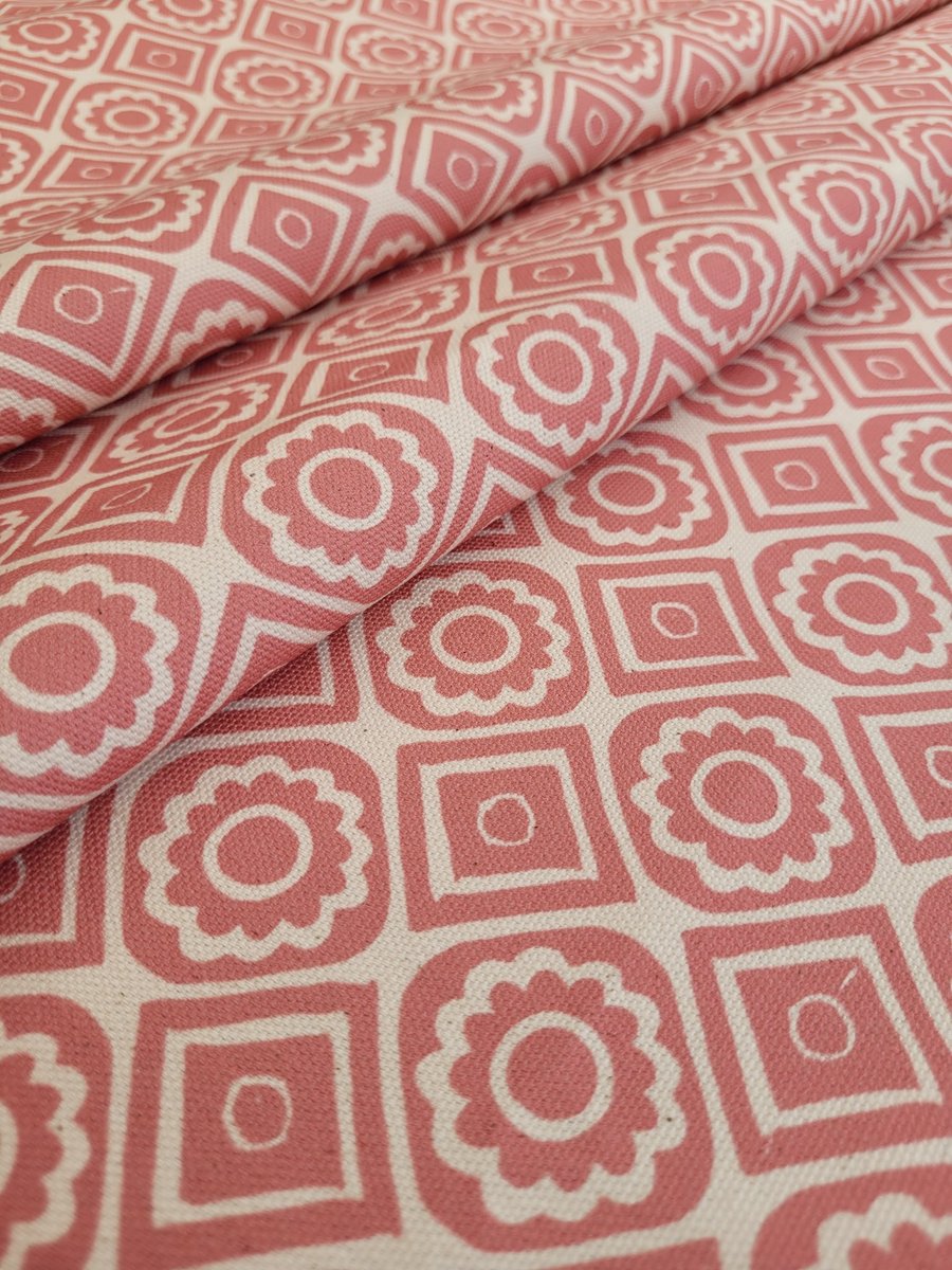 'Rebecca' fabric in candy pink