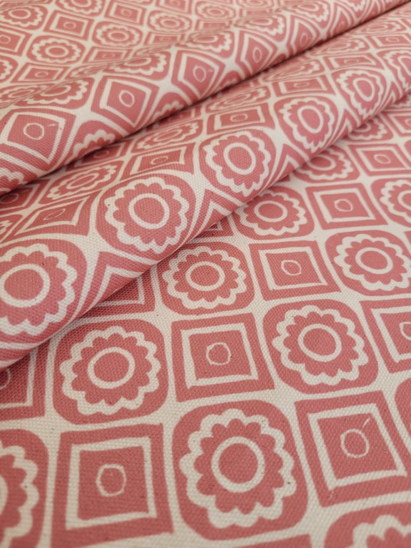 'Rebecca' fabric in candy pink