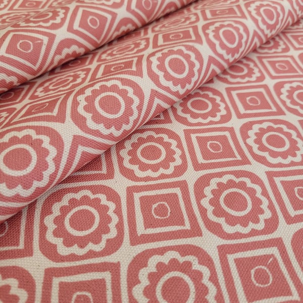 'Rebecca' fabric in candy pink