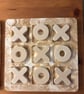 Tic Tac Toe Game - Noughts Crosses Board - Modern Coffee Table Decor