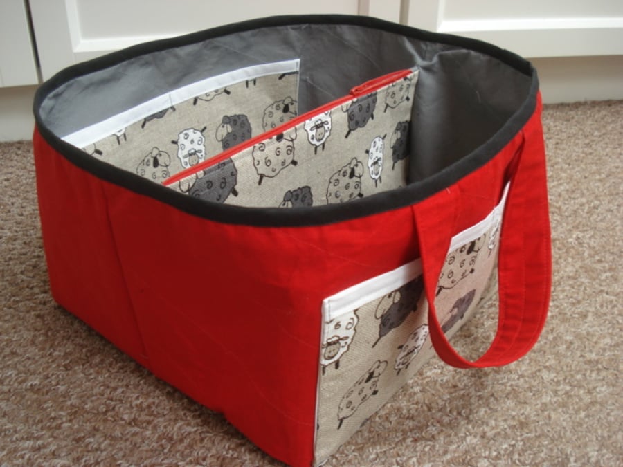 crafters or sewing tote carry all bag