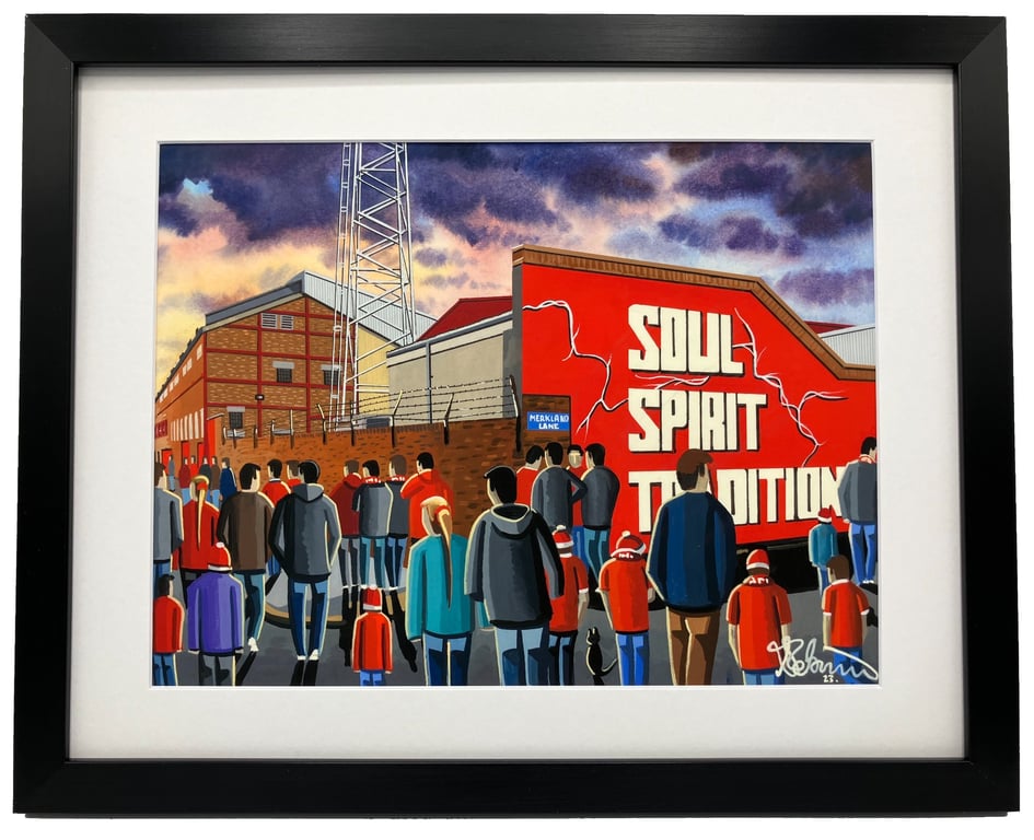 Aberdeen. Framed & Unframed Art Print. Football Club FC, Pittodrie Stadium Gift.