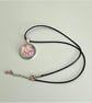 Pretty Floral Shabby Chic Pendant Necklace. Design 1 - Image 3
