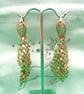 Metallic  rose gold material earrings   Sparkle for Christmas - Image 3