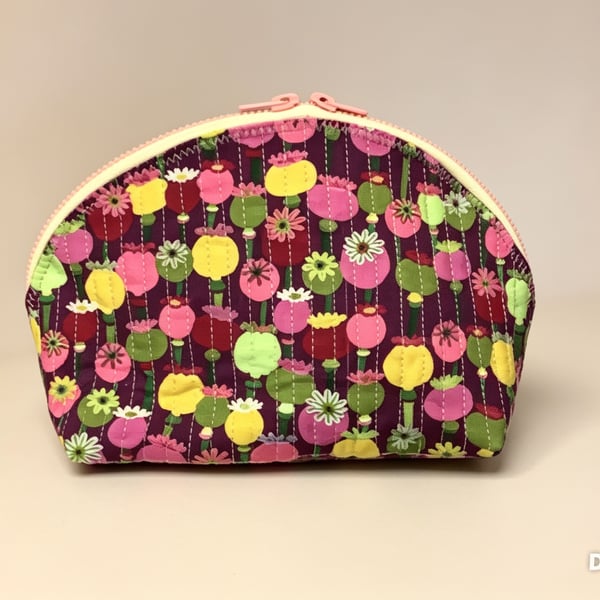 Colourful Flower Head pouch
