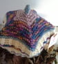 Hand Knitted Baby Girl's 'Jeager' Aran Merino Wool Beret Hat  12-18 mths ONE OFF - Image 1